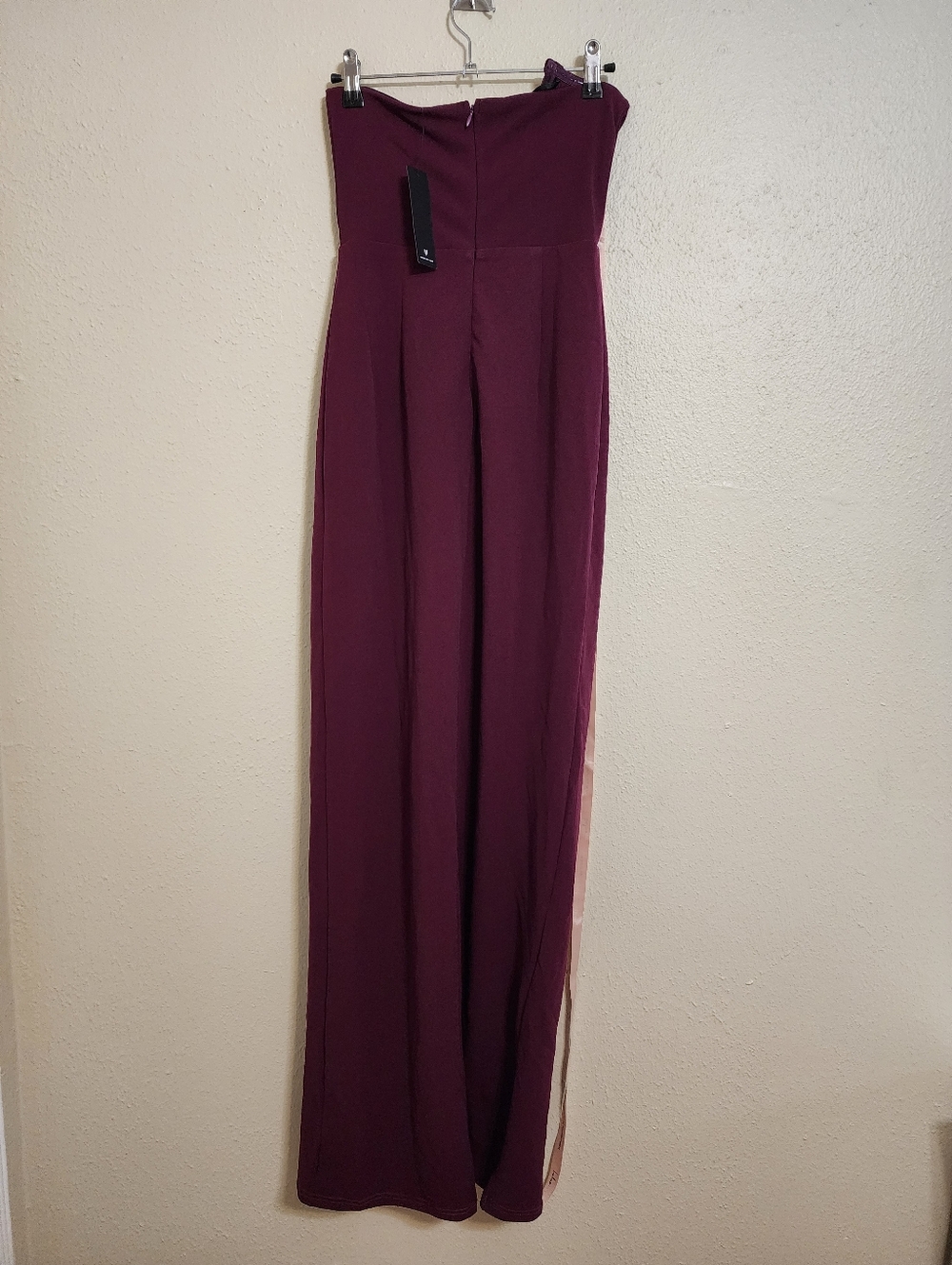 Lulus Sensational Beauty Plum Purple Strapless Maxi Dress S Wedding Party Prom - Picture 8 of 9